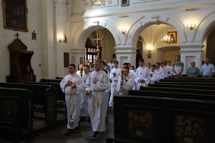 Błogosławieństwo ceremoniarzy i animatorów