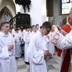 Wręczenie krzyży ceremoniarza