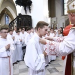 Wręczenie krzyży ceremoniarza