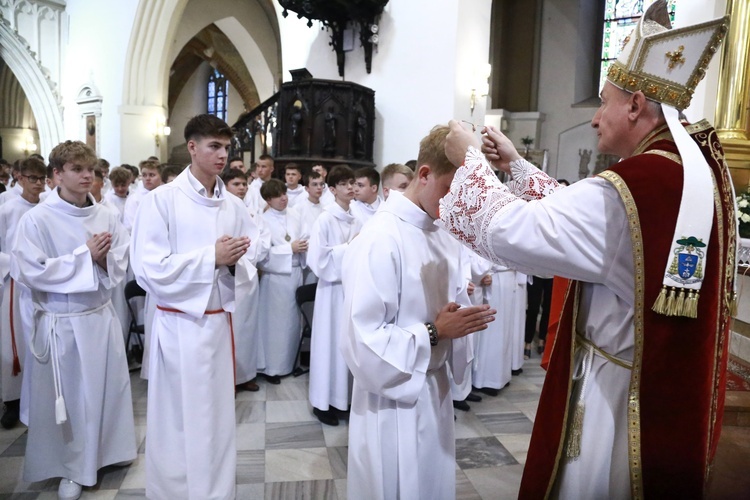 Wręczenie krzyży ceremoniarza