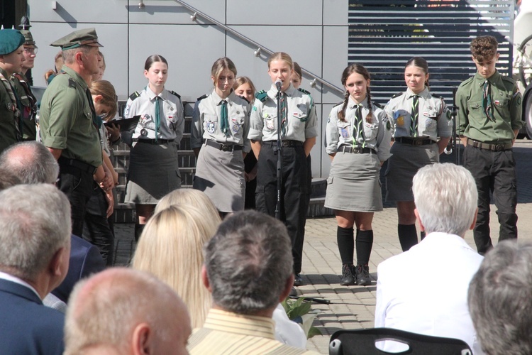 Pilzno. Odsłonięcie tablicy bł. Józefa Ulmy