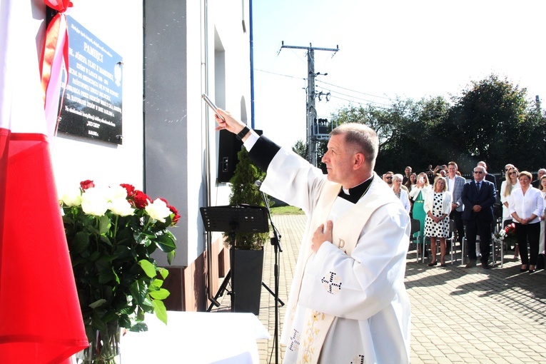 Pilzno. Odsłonięcie tablicy bł. Józefa Ulmy