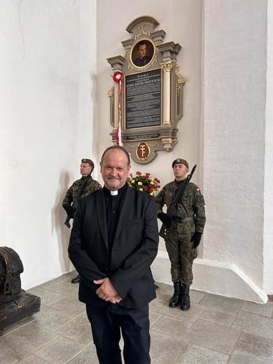 Odsłonięcie epitafium ks. Józefa Zator-Przytockiego