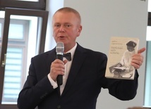 Gość spotkania dr Tadeusz Wadas przybliżył postać bł. Hanny Chrzanowskiej.
