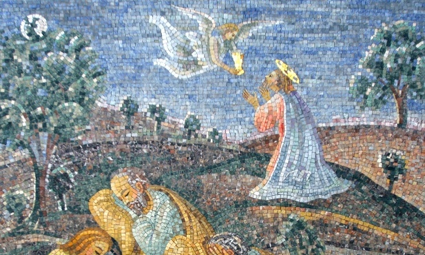 Którego umacniał anioł