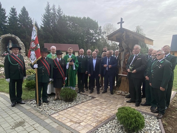 Poświęcenie kapliczki św. Huberta w Bojanowie