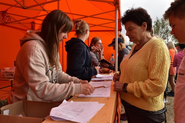 Charytatywne bieganie w Bąkowie