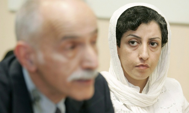 Iranka Narges Mohammadi, więziona obrończyni praw kobiet, laureatką Pokojowej Nagrody Nobla