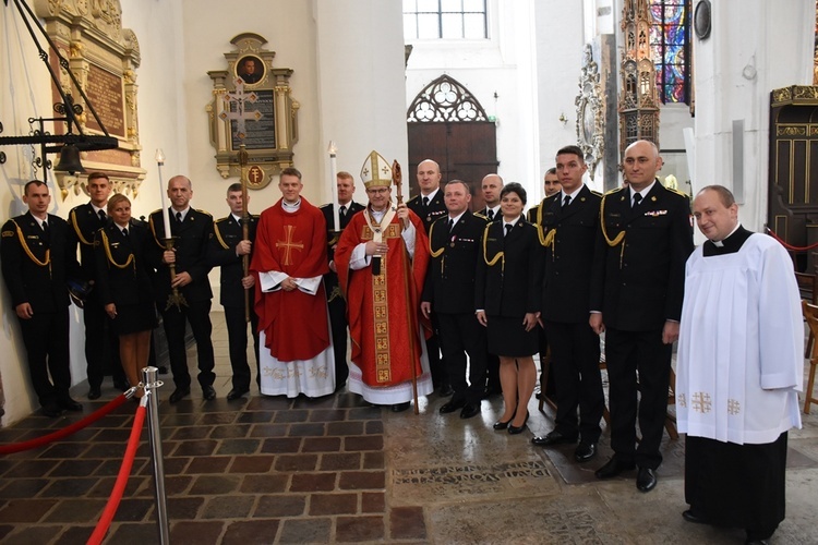 Poświęcenie sztandaru Komendy Miejskiej Państwowej Straży Pożarnej w Gdańsku