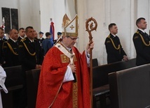 Poświęcenie sztandaru Komendy Miejskiej Państwowej Straży Pożarnej w Gdańsku