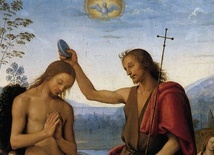 Perugino, Chrzest Jezusa.