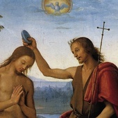 Perugino, Chrzest Jezusa.