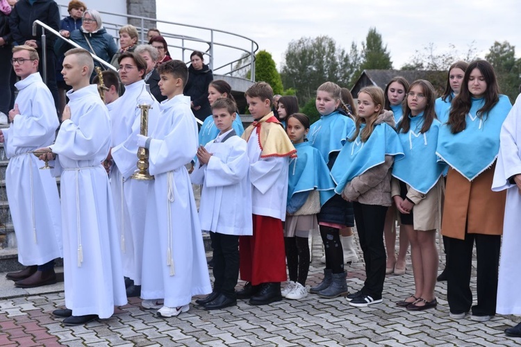 Borki, nawiedzenie figury św. Michała Archanioła.