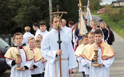 Chojnik. Uroczystość wmurowania kamienia węgielnego