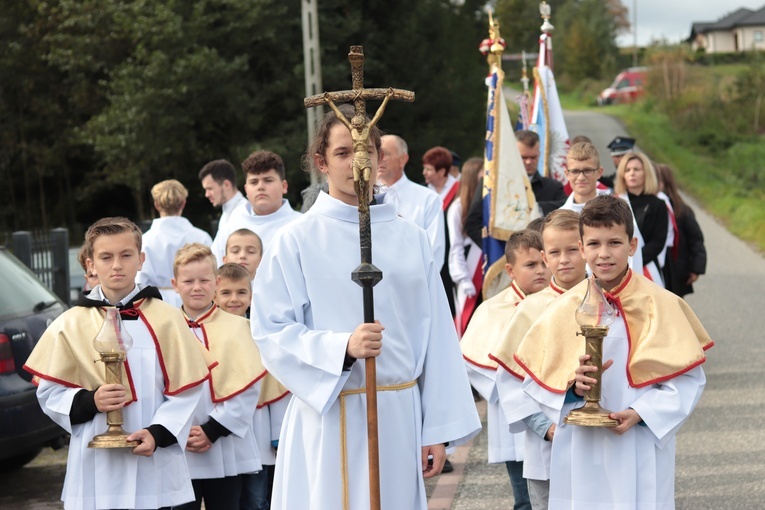 Chojnik. Uroczystość wmurowania kamienia węgielnego