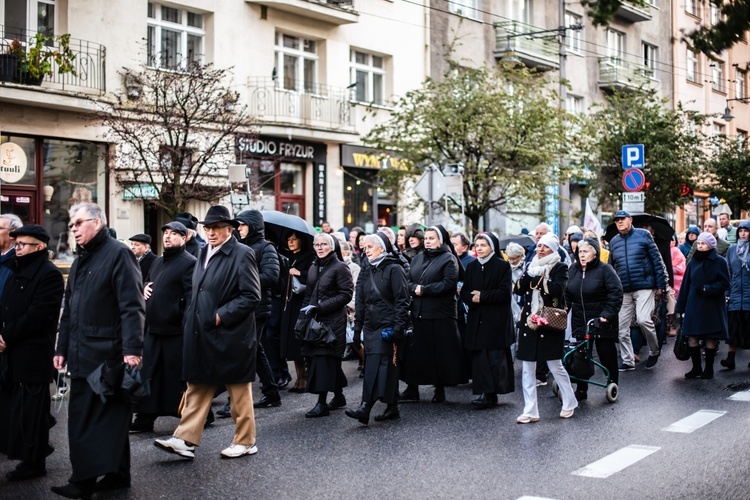 Gdyński przemarsz z Różańcem w ręku