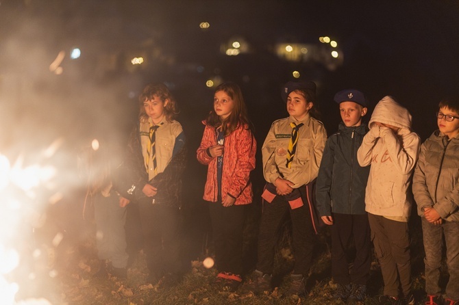 Jesienny biwak Skautów Króla