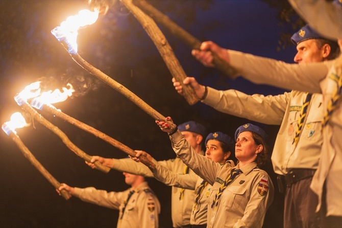 Jesienny biwak Skautów Króla