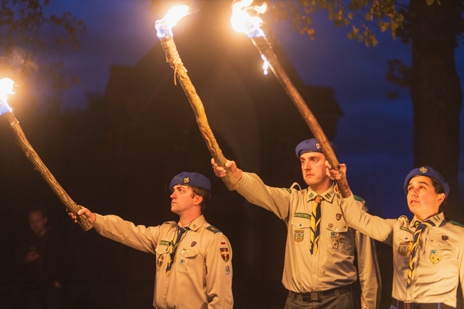 Jesienny biwak Skautów Króla