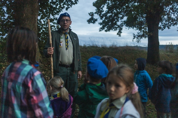 Jesienny biwak Skautów Króla