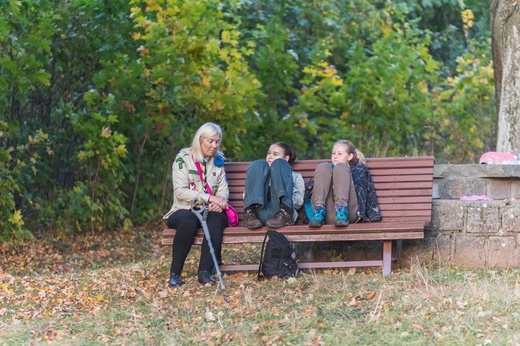 Jesienny biwak Skautów Króla