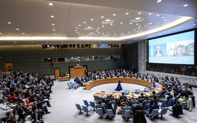 Wiceminister Gerwel w RB ONZ: powinniśmy starać się o zaprzestanie walk w konflikcie palestyńsko-izraelskim