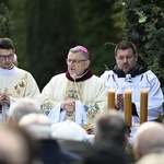 Uroczystości na cmentarzu w Koszalinie