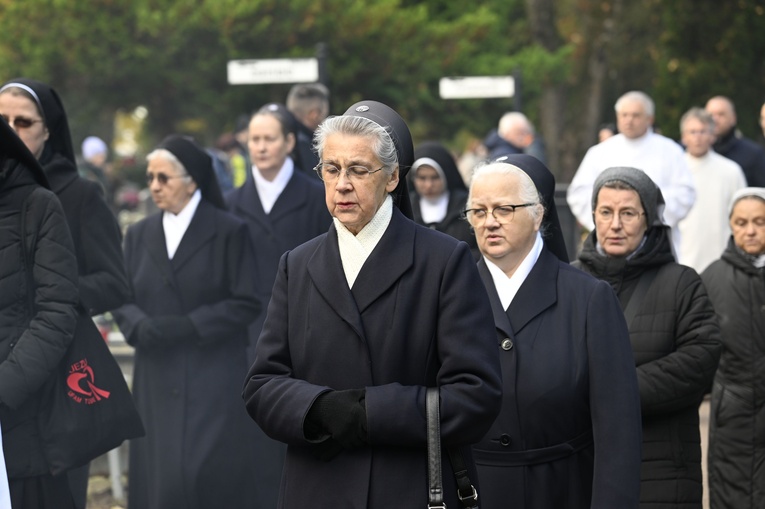 Uroczystości na cmentarzu w Koszalinie