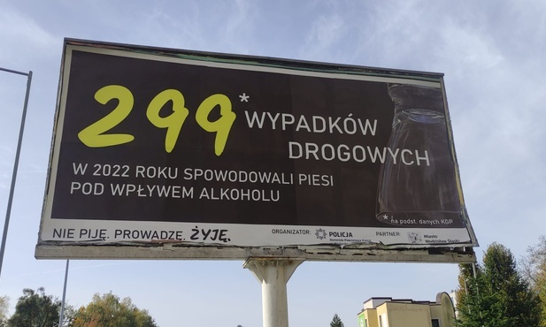 Wodzisław Śląski. Kampania "Nie piję. Prowadzę. Żyję."