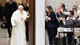 Papież spotkał się z ruchem inspirującym się orędziem św. Faustyny i Jana Pawła II