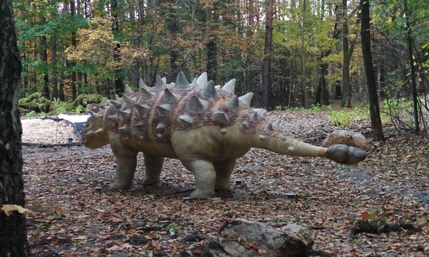 Sosnowiec. Dinozaury w Parku Jacka Kuronia 
