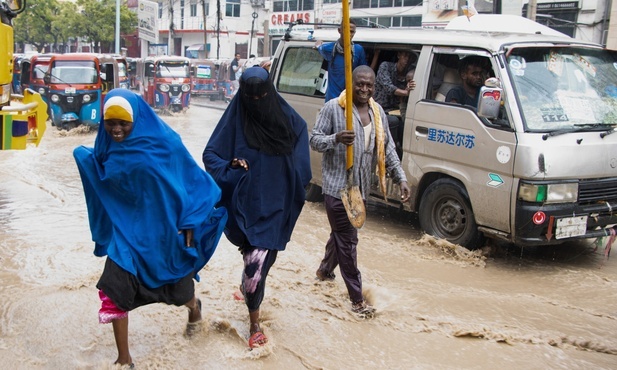 Katastrofalne powodzie w Somalii, wiele ofiar