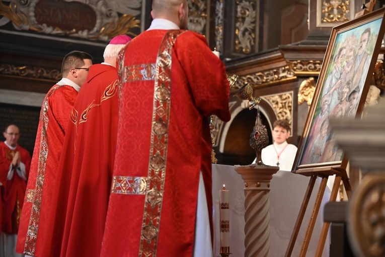 Relikwie rodziny Ulmów w katedrze