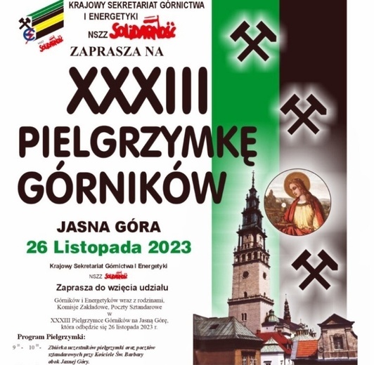 Zaproszenie na Pielgrzymkę Górników