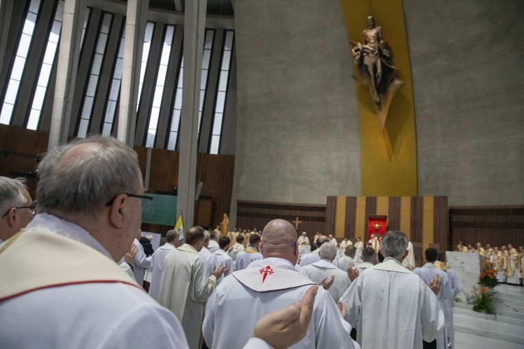 Kard. Ryś na pielgrzymce kapłanów do Świątyni Opatrzności Bożej