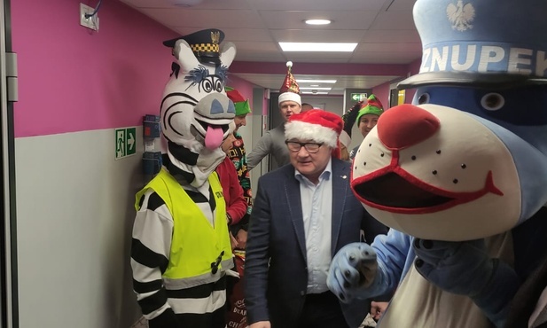 Chorzów. Św. Mikołaj w Zespole Szpitali Miejskich