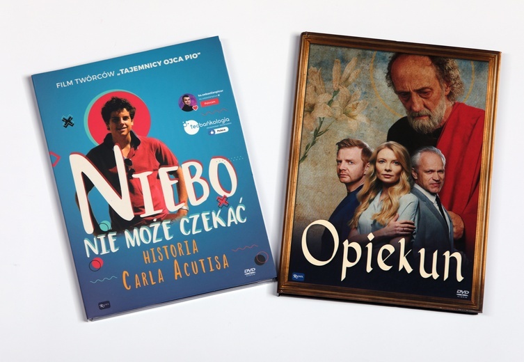 zestaw płyt DVD „Opiekun” i „Niebo nie może czekać”