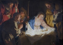 Gerard van Honthorst, Pokłon pasterzy.