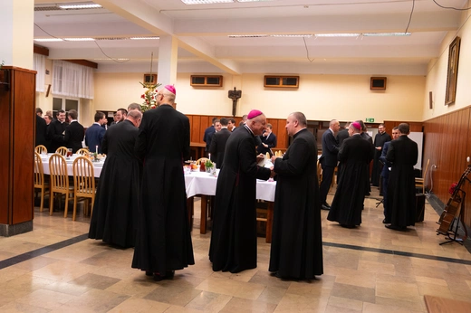 Spotkanie wigilijne w Wyższym Śląskim Seminarium Duchownym