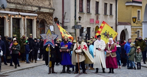 Orszak Trzech Króli w Sandomierzu.