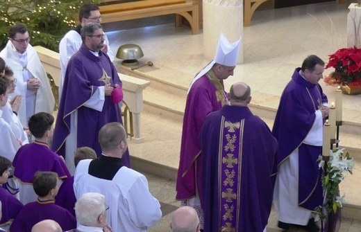 Uroczystości pogrzebowe śp. ks. Tadeusza Słoniny SDS w Bielsku-Białej Cygańskim Lesie