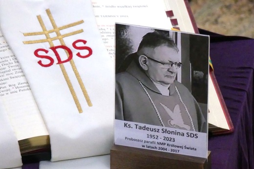 Uroczystości pogrzebowe śp. ks. Tadeusza Słoniny SDS w Bielsku-Białej Cygańskim Lesie