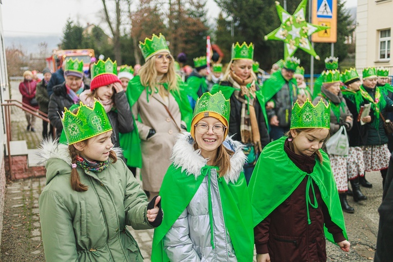 Orszak Trzech Króli 2023 w Jugowie. Z konkursami
