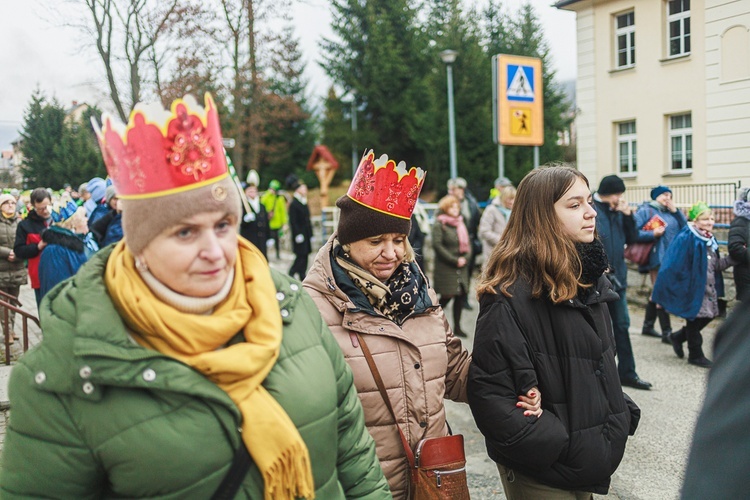 Orszak Trzech Króli 2023 w Jugowie. Z konkursami