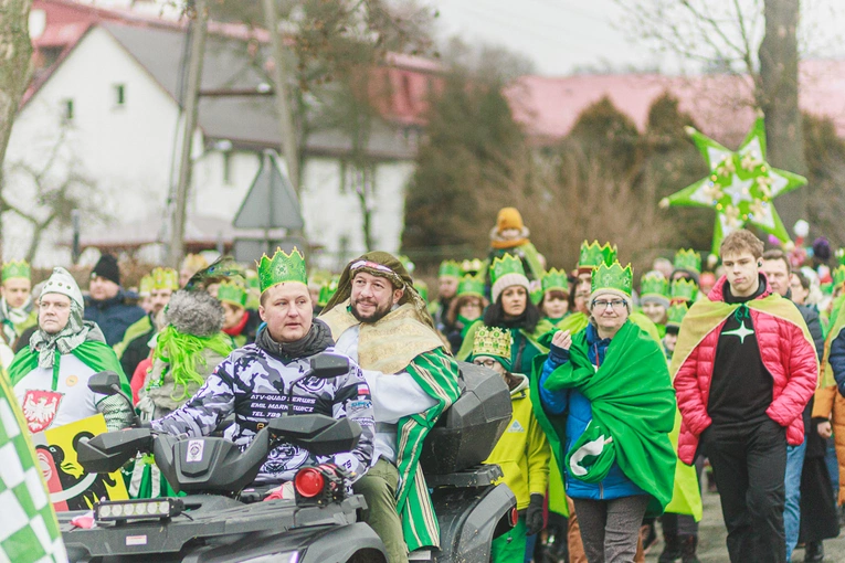 Orszak Trzech Króli 2023 w Jugowie. Z konkursami
