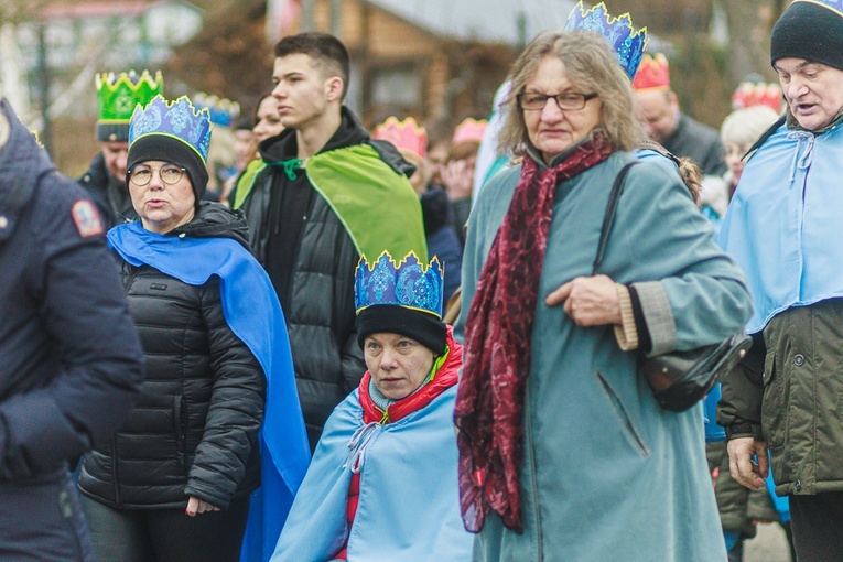 Orszak Trzech Króli 2023 w Jugowie. Z konkursami