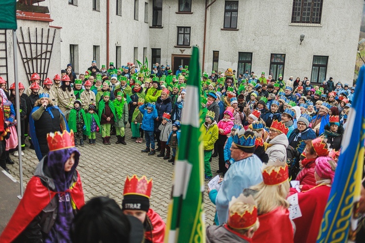 Orszak Trzech Króli 2023 w Jugowie. Z konkursami