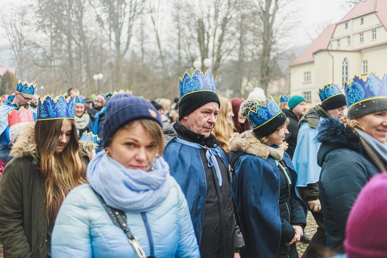 Orszak Trzech Króli 2023 w Jugowie. Z konkursami