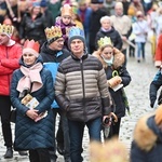 Orszak Trzech Króli 2023 w Świdnicy. Tradycyjnie z osiołkami