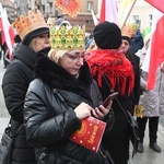 Orszak Trzech Króli 2023 w Świdnicy. Tradycyjnie z osiołkami